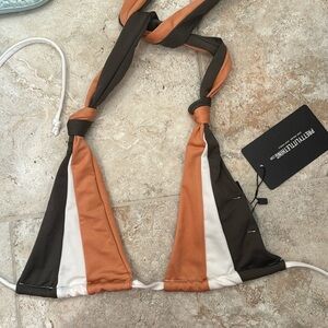 Pretty little thing bikini top with tags